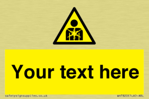 Custom Warning substance or mixture presenting a health hazard